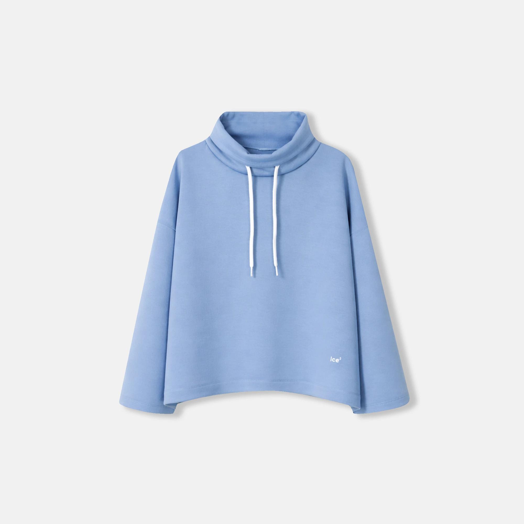 كنزة نسائية برباط وياقة عالية product image