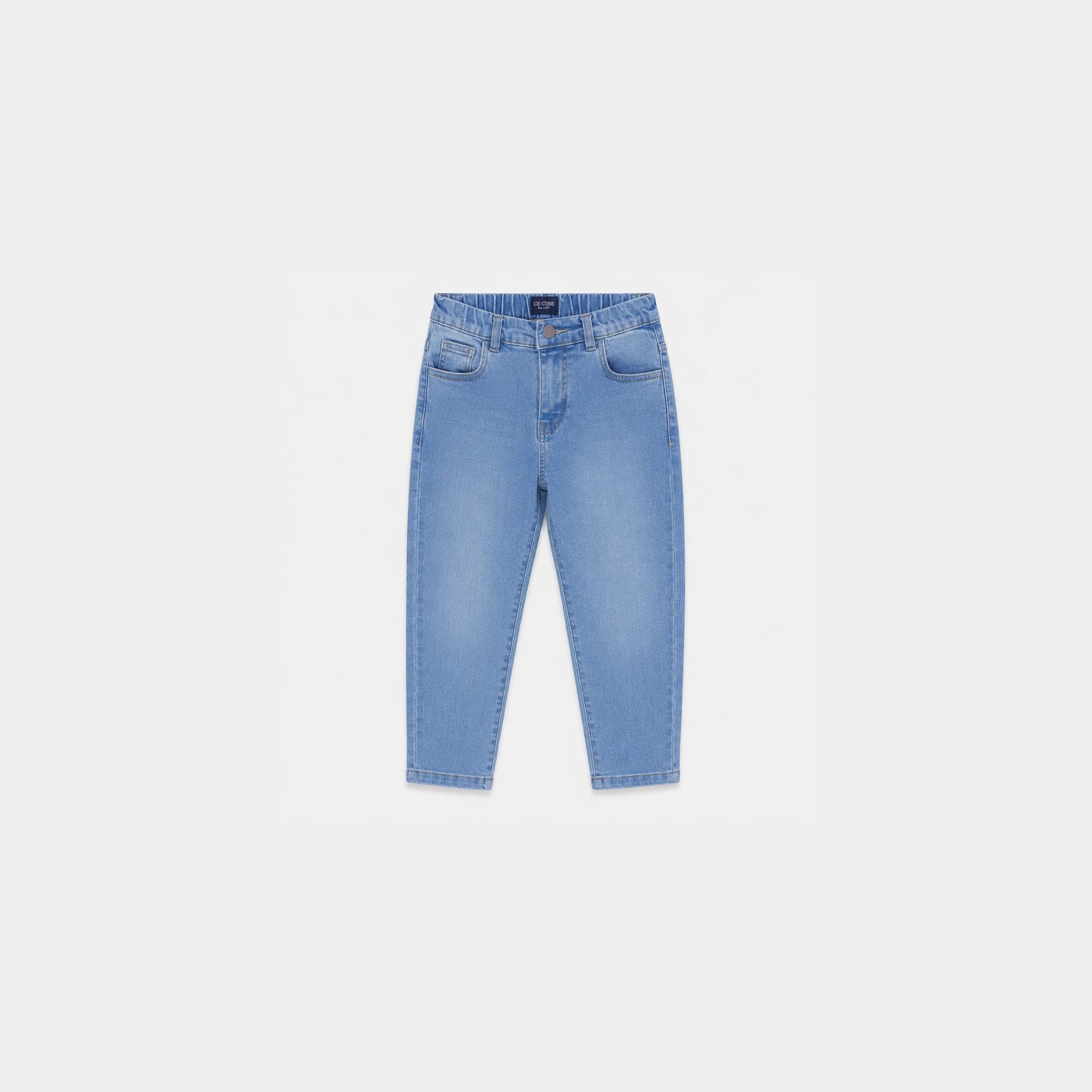 Boys Elastic Waist Stretch Denim Jeans product image