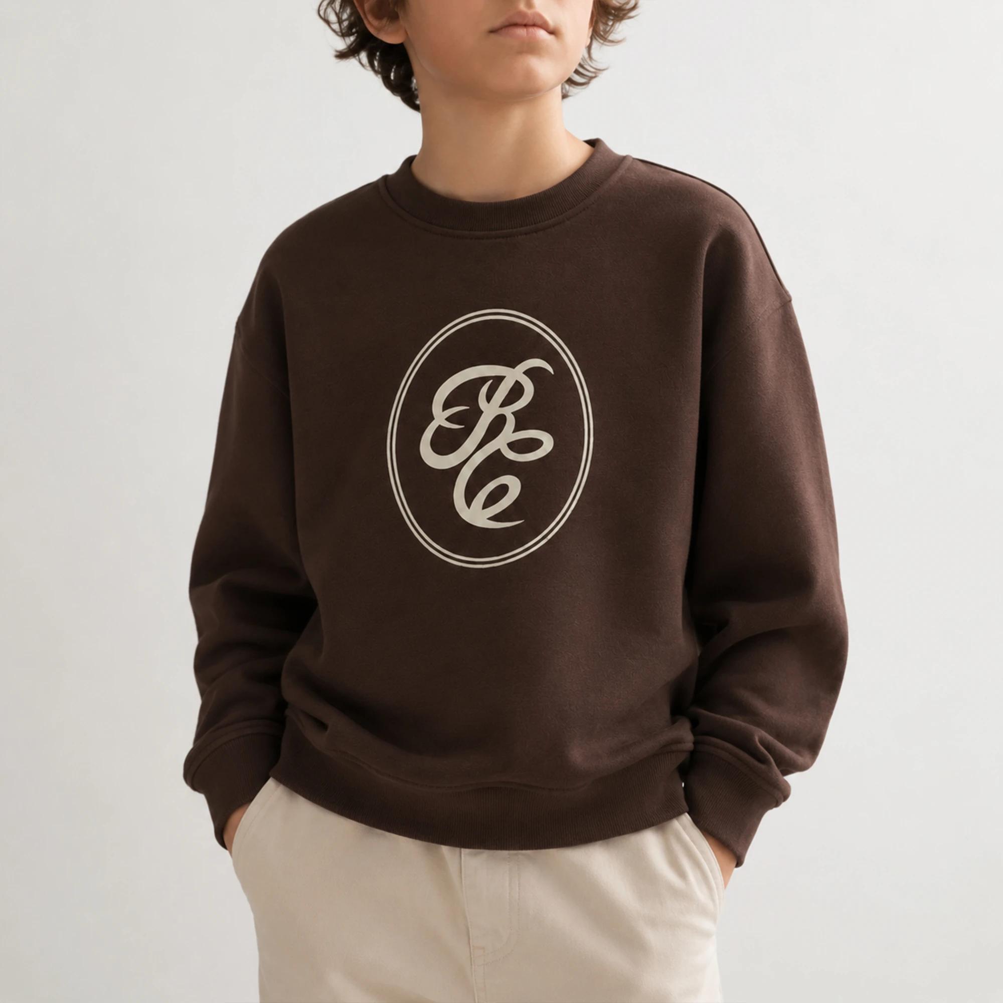 سويت شيرت للأولاد بياقة دائرية وطبعة product image