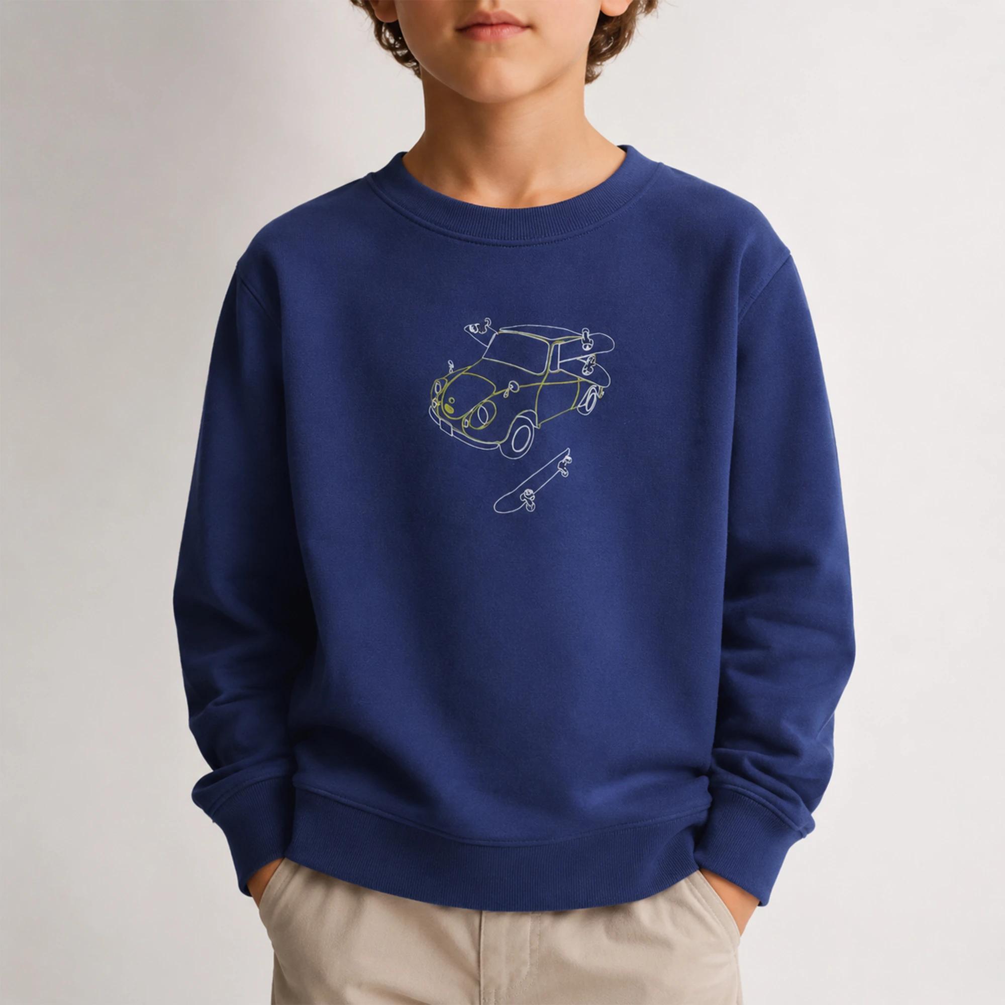سويت شيرت للأولاد بياقة دائرية وطبعة product image