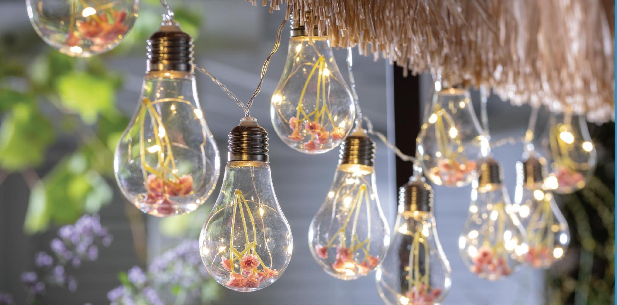 SET OF 10 Solar Bulb String Light product image