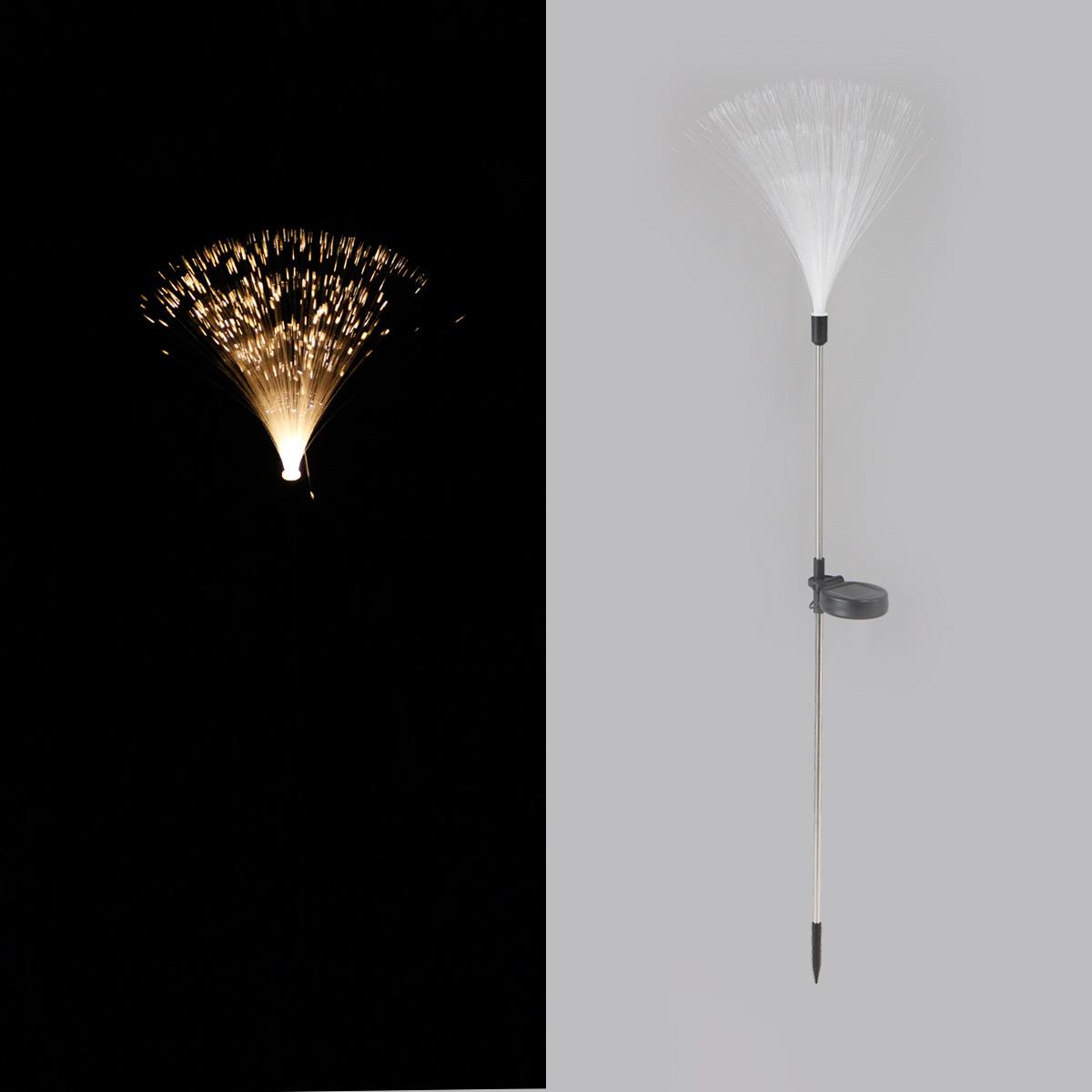 Set of  2 Solar Flower Stick Light  product image