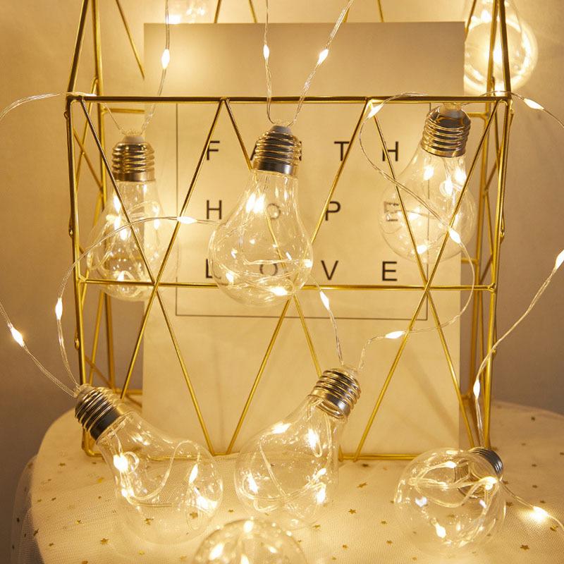 SET OF 10 Solar Bulb String Light image preview 1