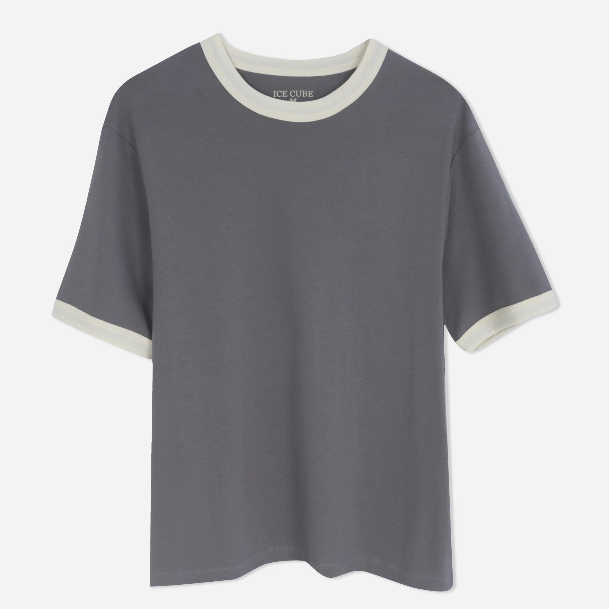 تي شيرت رجالي بياقة متباينة alternative product image