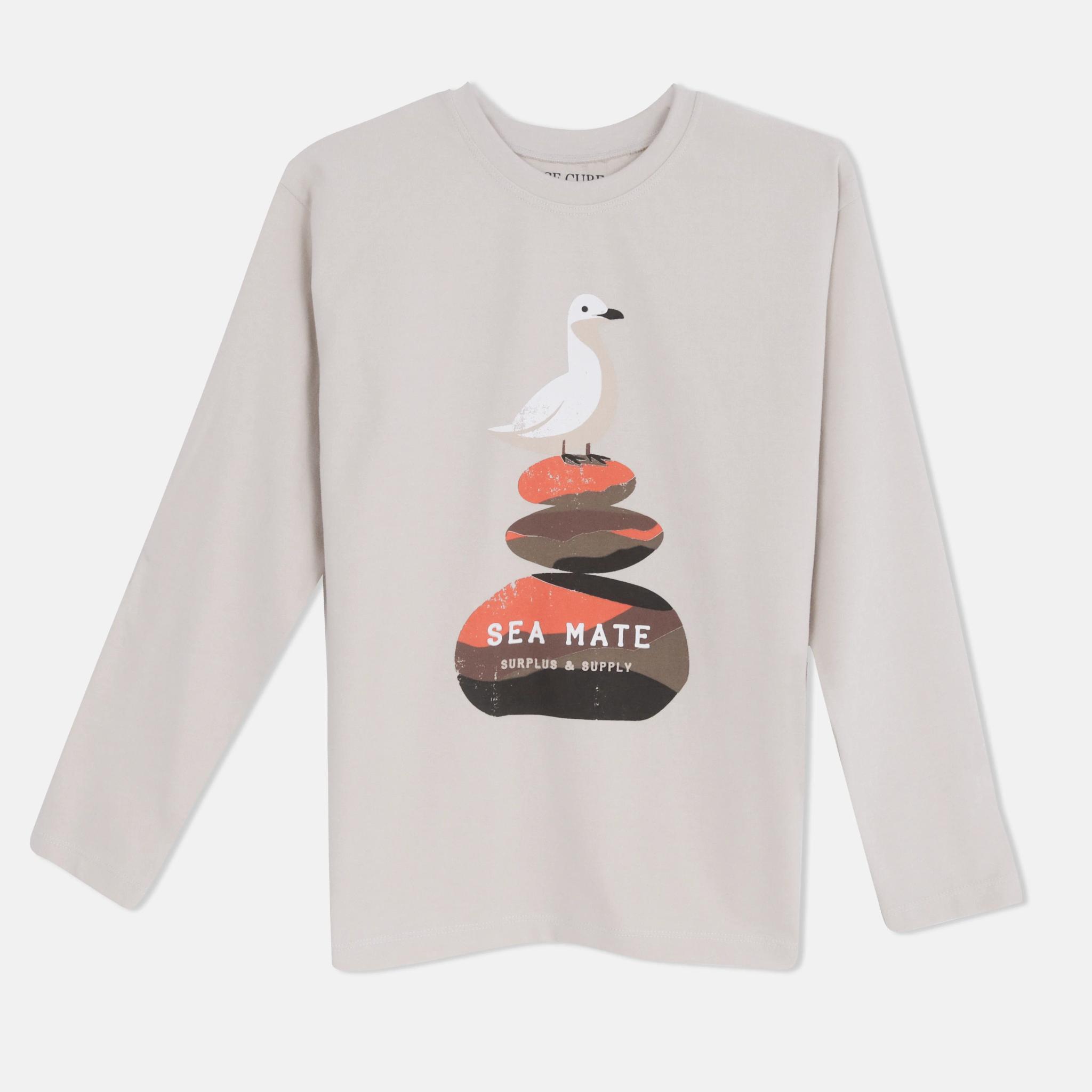 تي شيرتات مطبوعة بأكمام طويلة للأولاد alternative product image