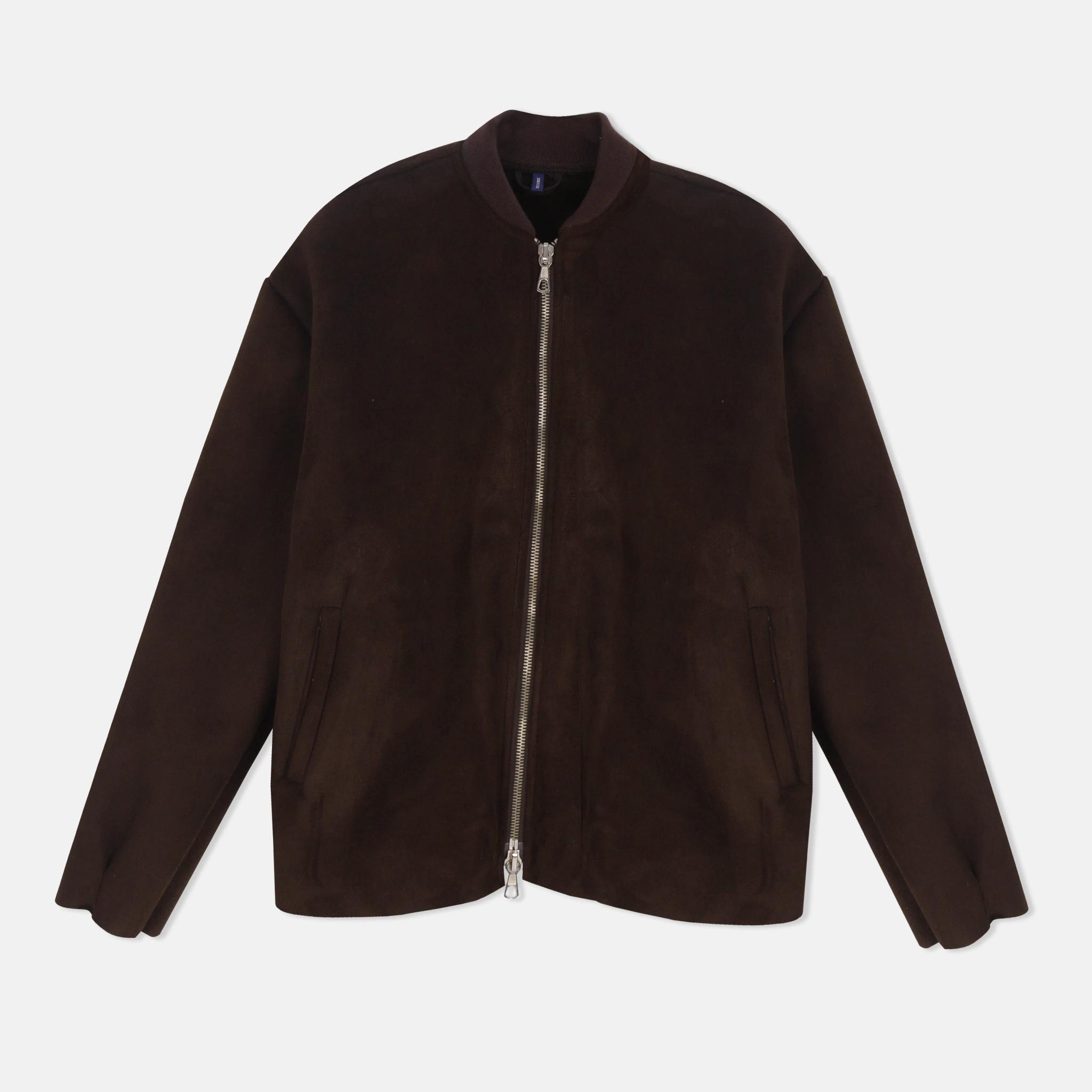 سترة بومبر نسائية من الجلد الصناعي alternative product image