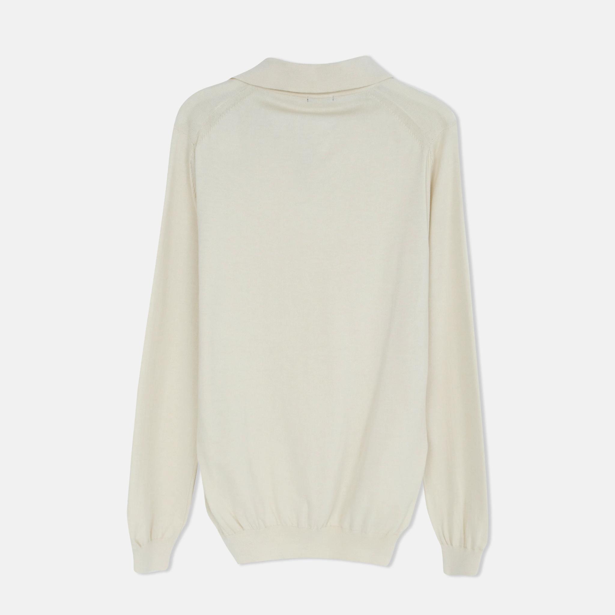 Polo Collar Knit Sweater media preview 3