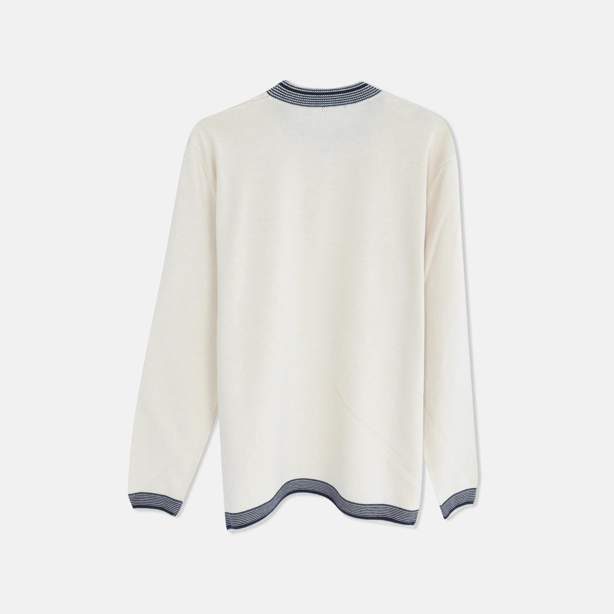 سترة رجالية بياقة دائرية media preview 3