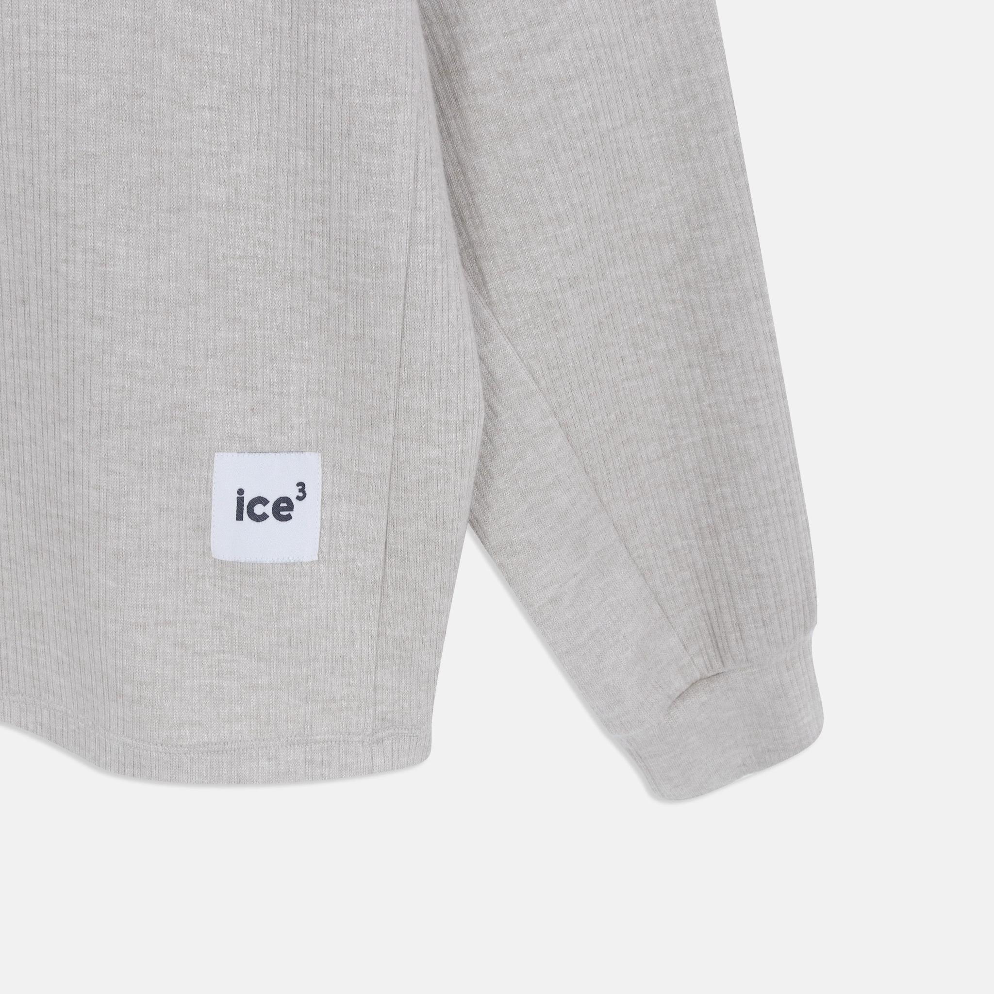 Long Sleeve Waffle Crewneck Sweater media preview 2