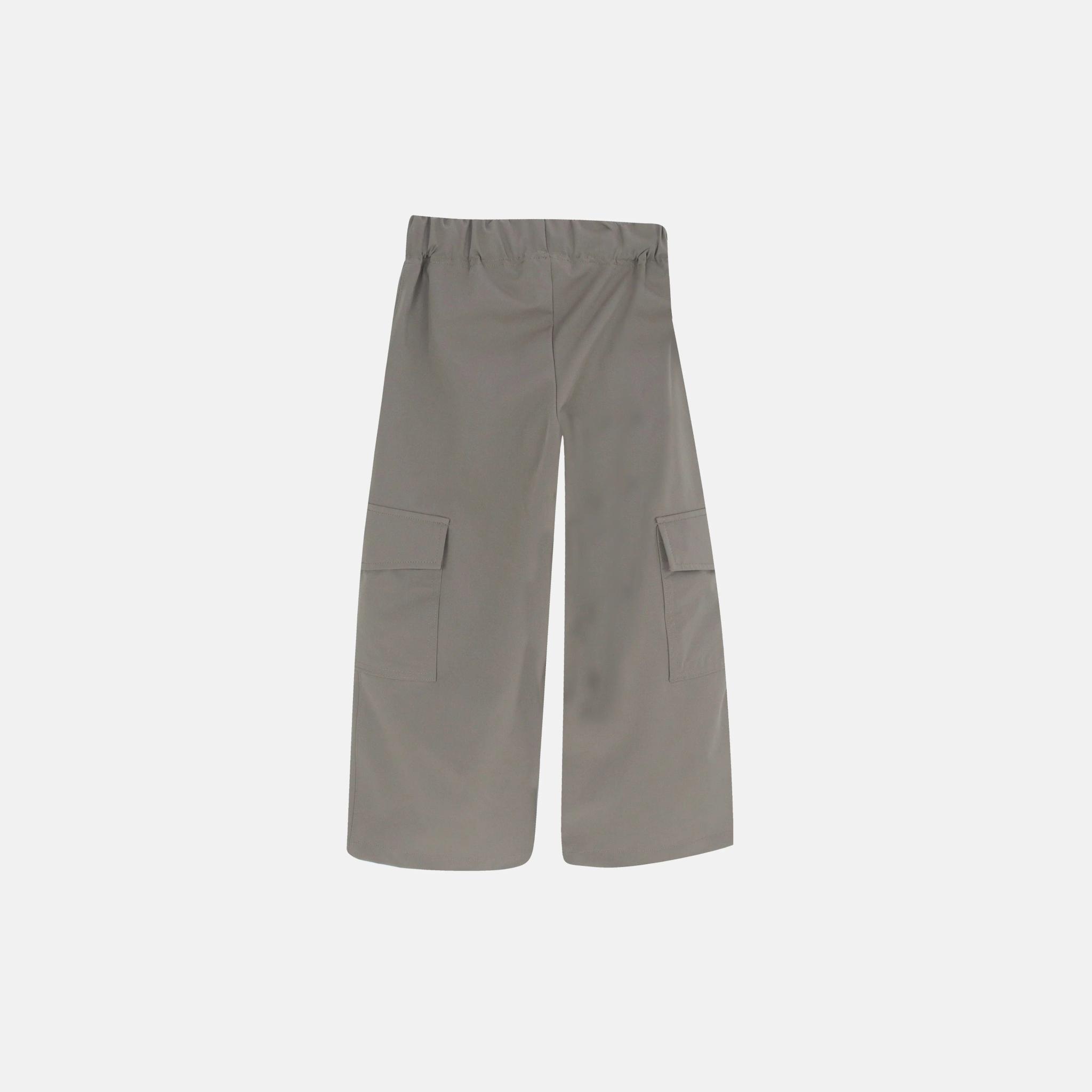 بنطلون رياضي مطاطي من مزيج القطن للبنات media preview 4