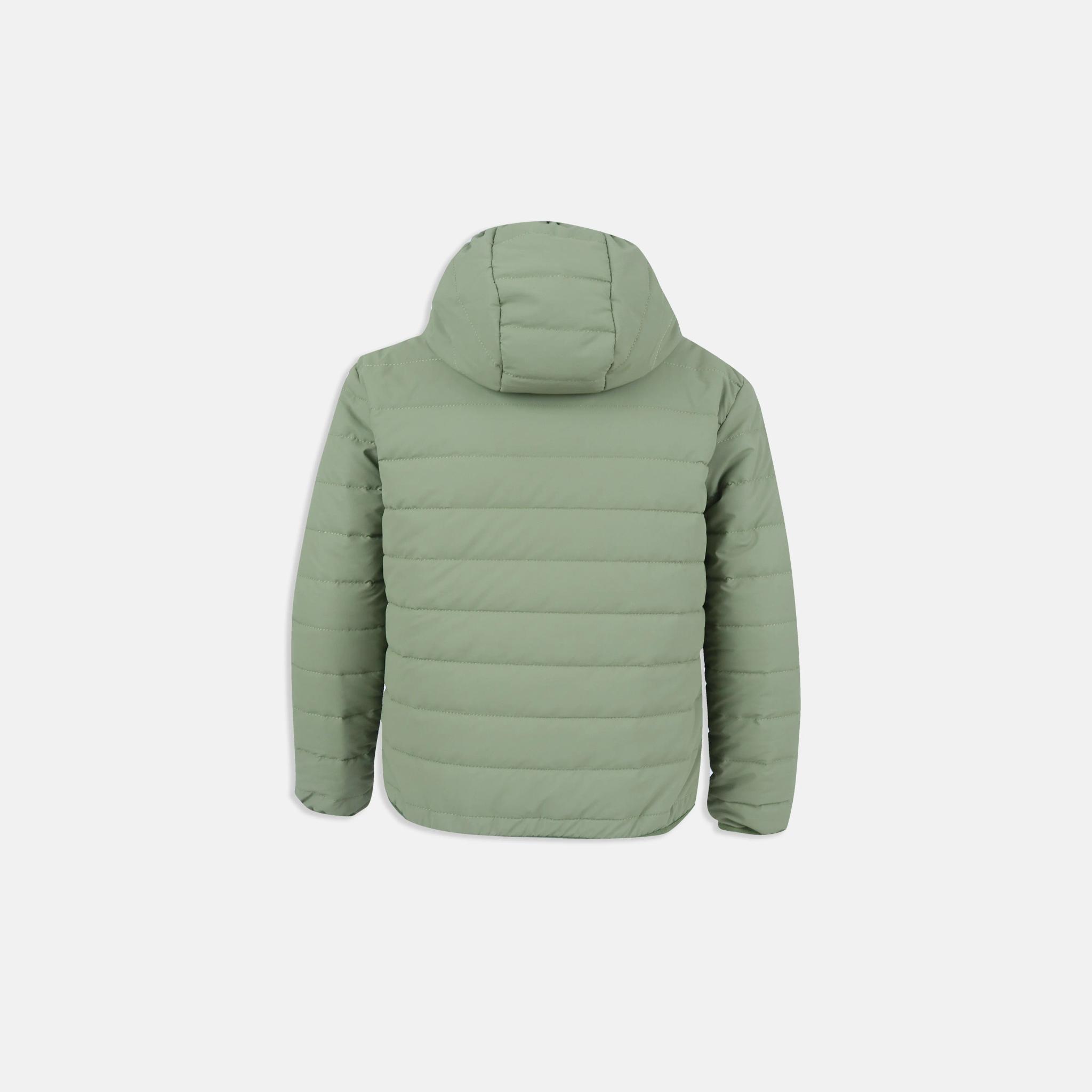 سترة منفوخة بغطاء رأس للأولاد media preview 4