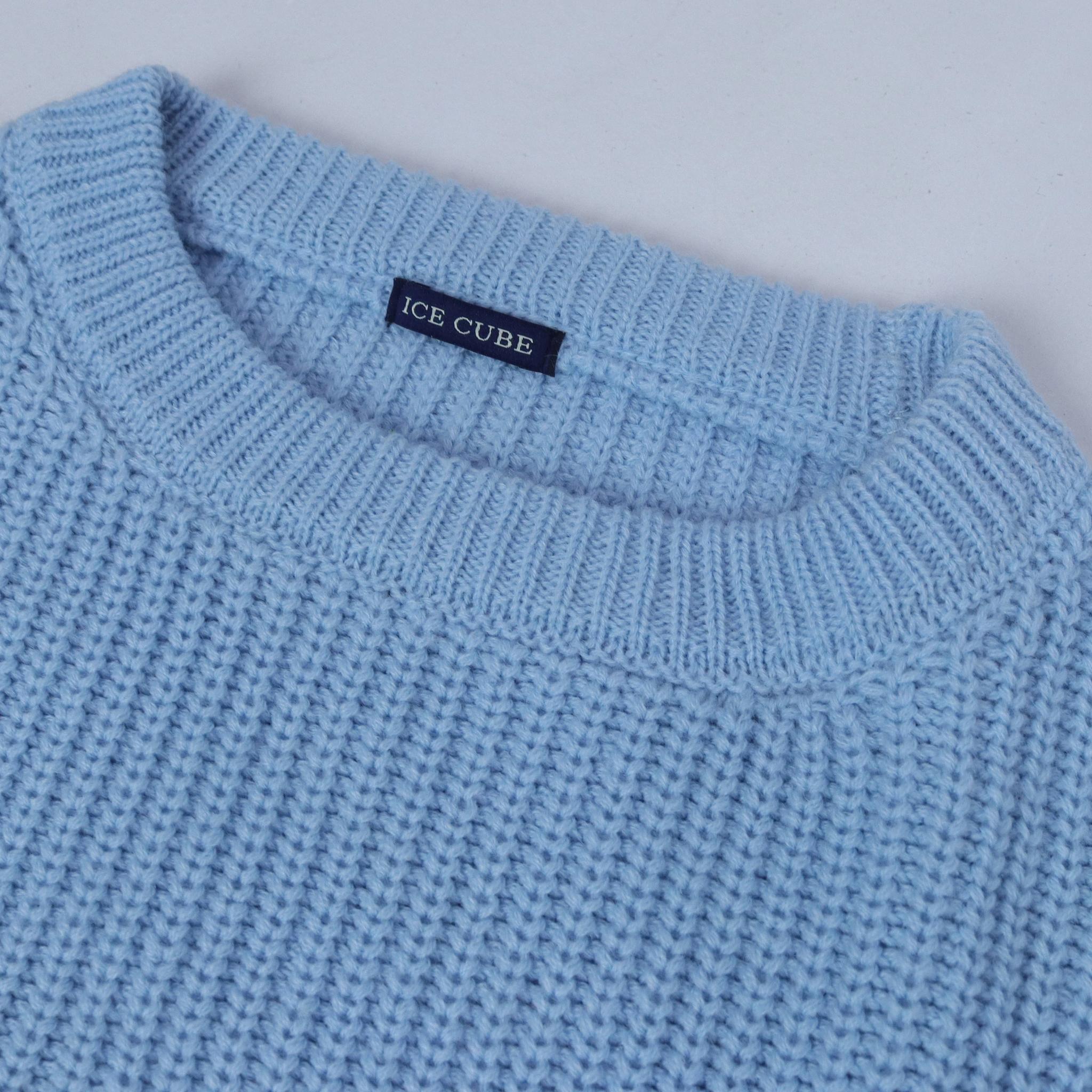 بلوفر محبوك كبير الحجم برسومات دب media preview 2