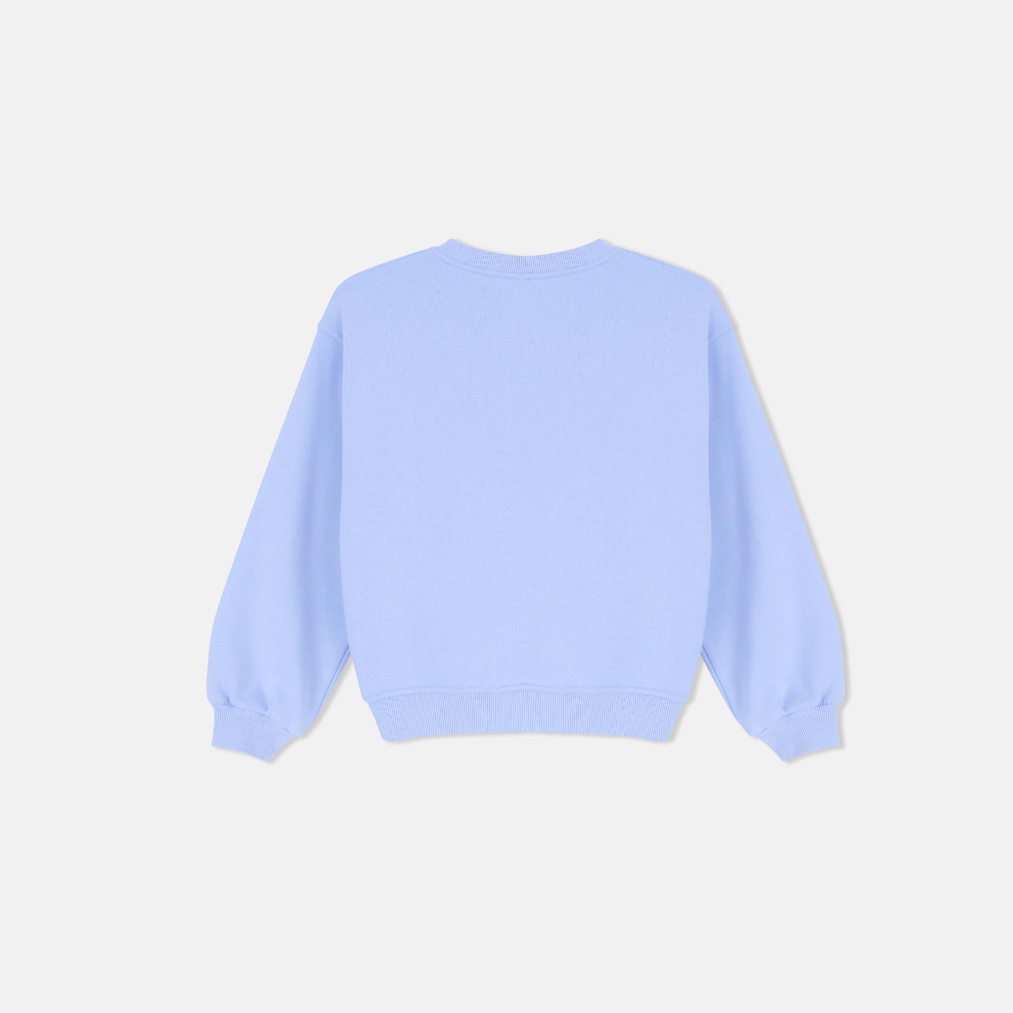 سويت شيرت بطبعة جرافيكية للبنات media preview 4