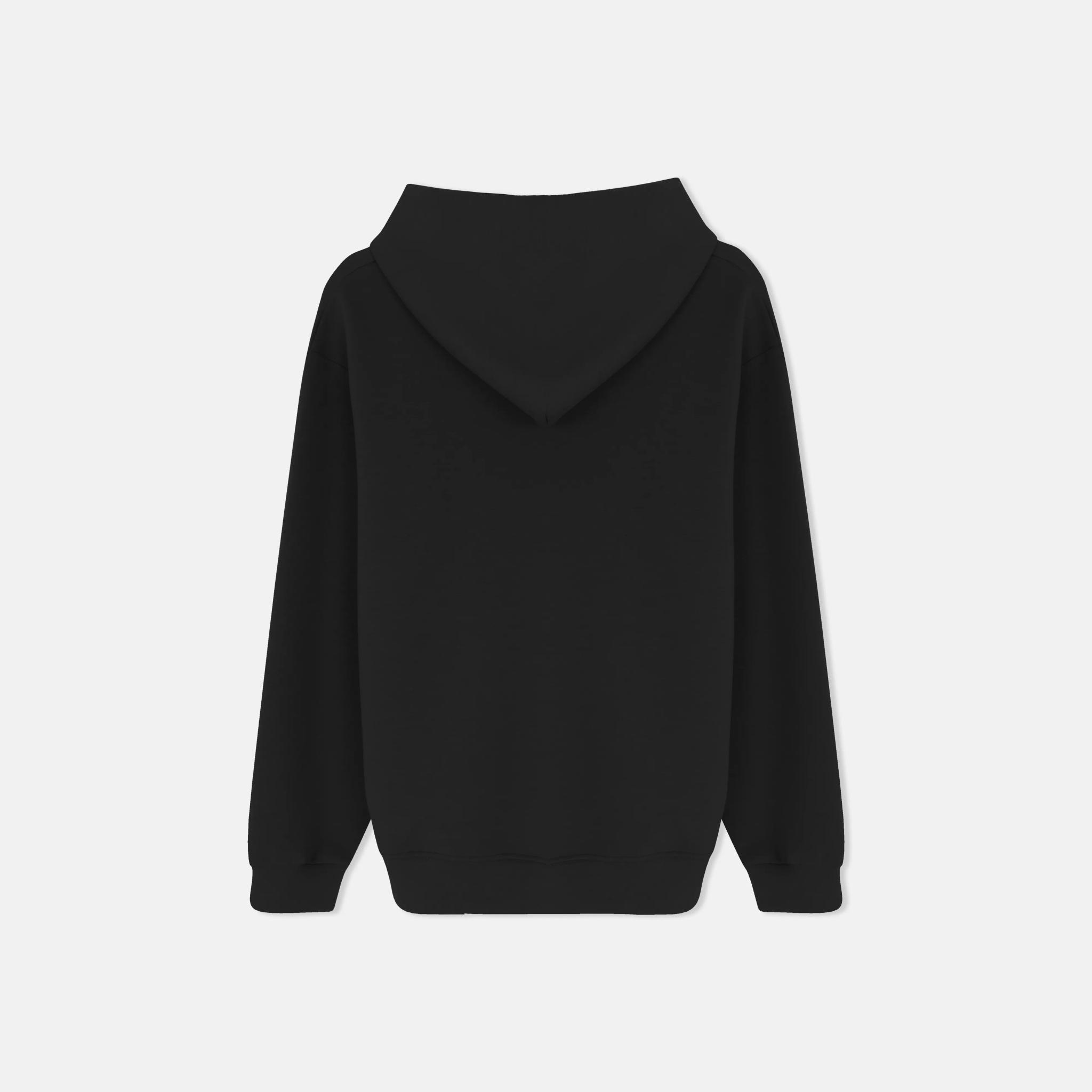 سويت شيرت نسائي قصير مع غطاء للرأس media preview 4