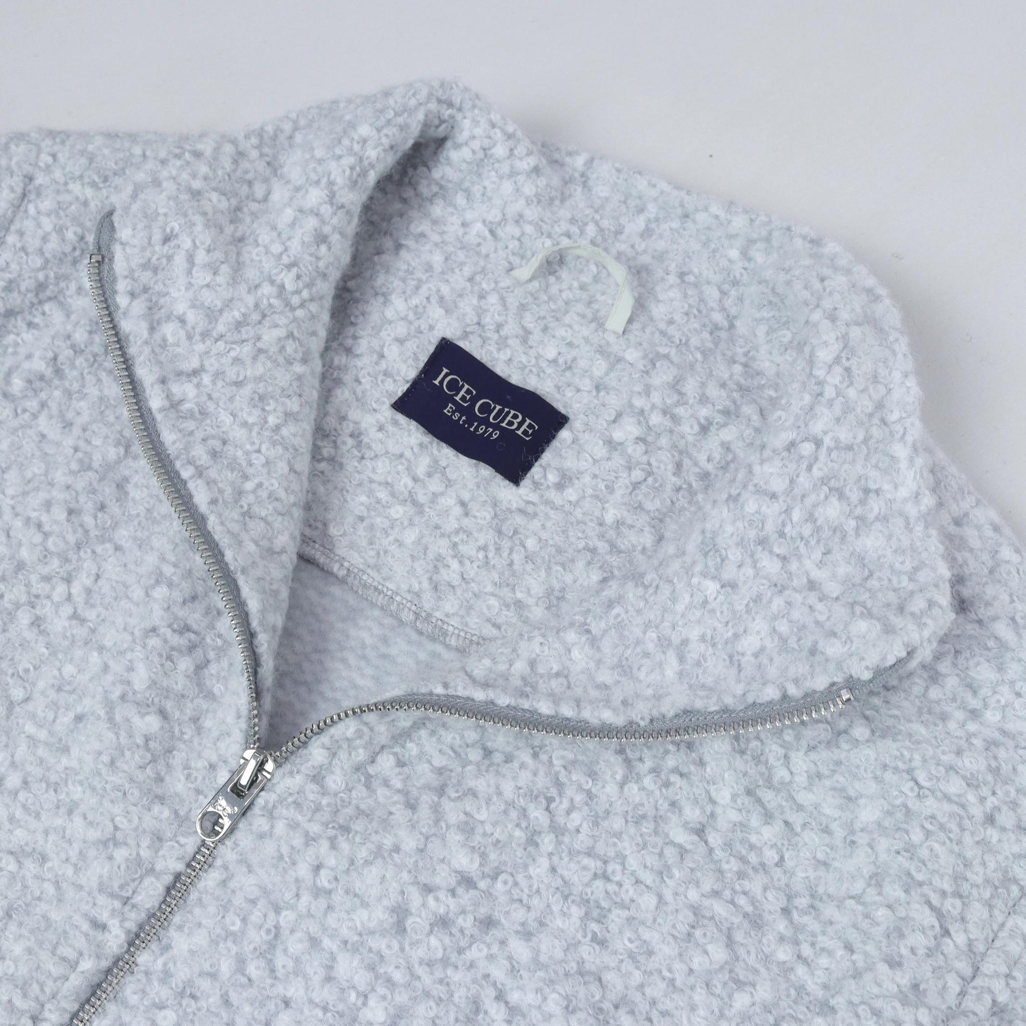 سترة بوكلي نسائية بسحاب كامل media preview 2