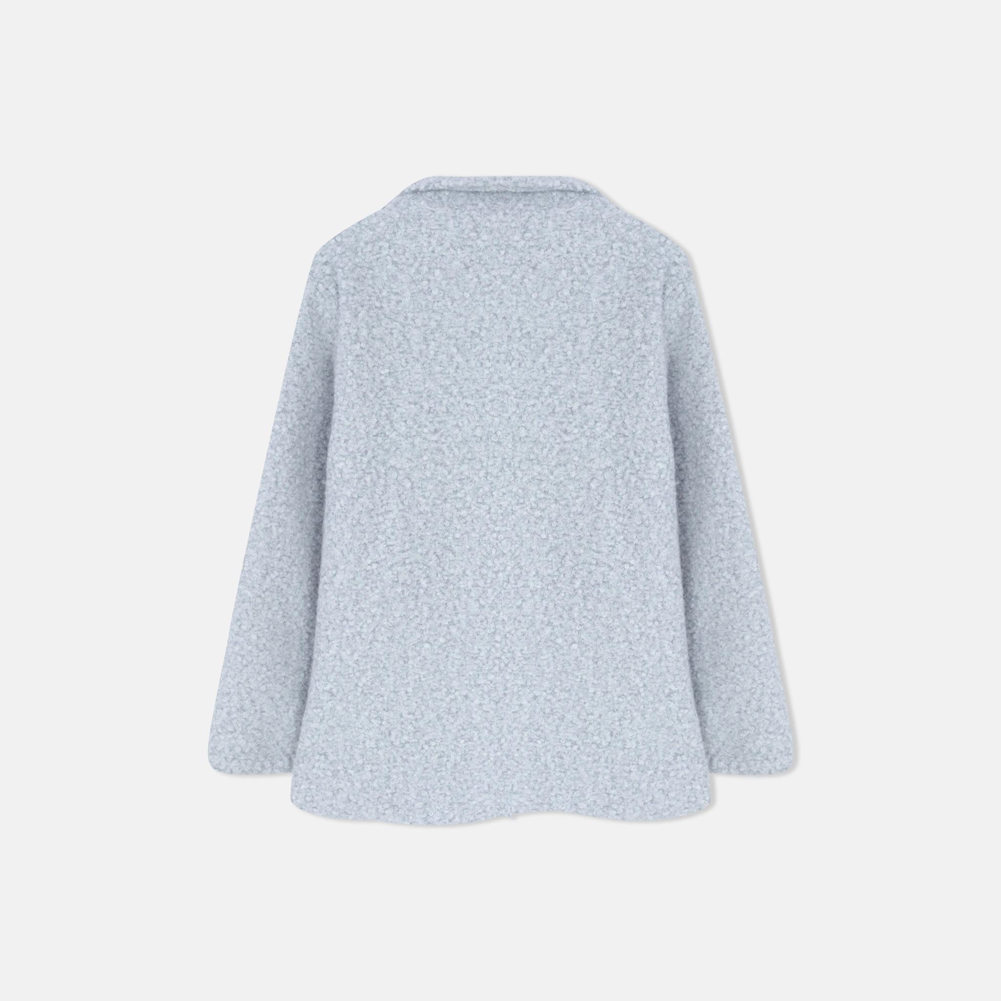 سترة بوكلي نسائية بسحاب كامل media preview 4