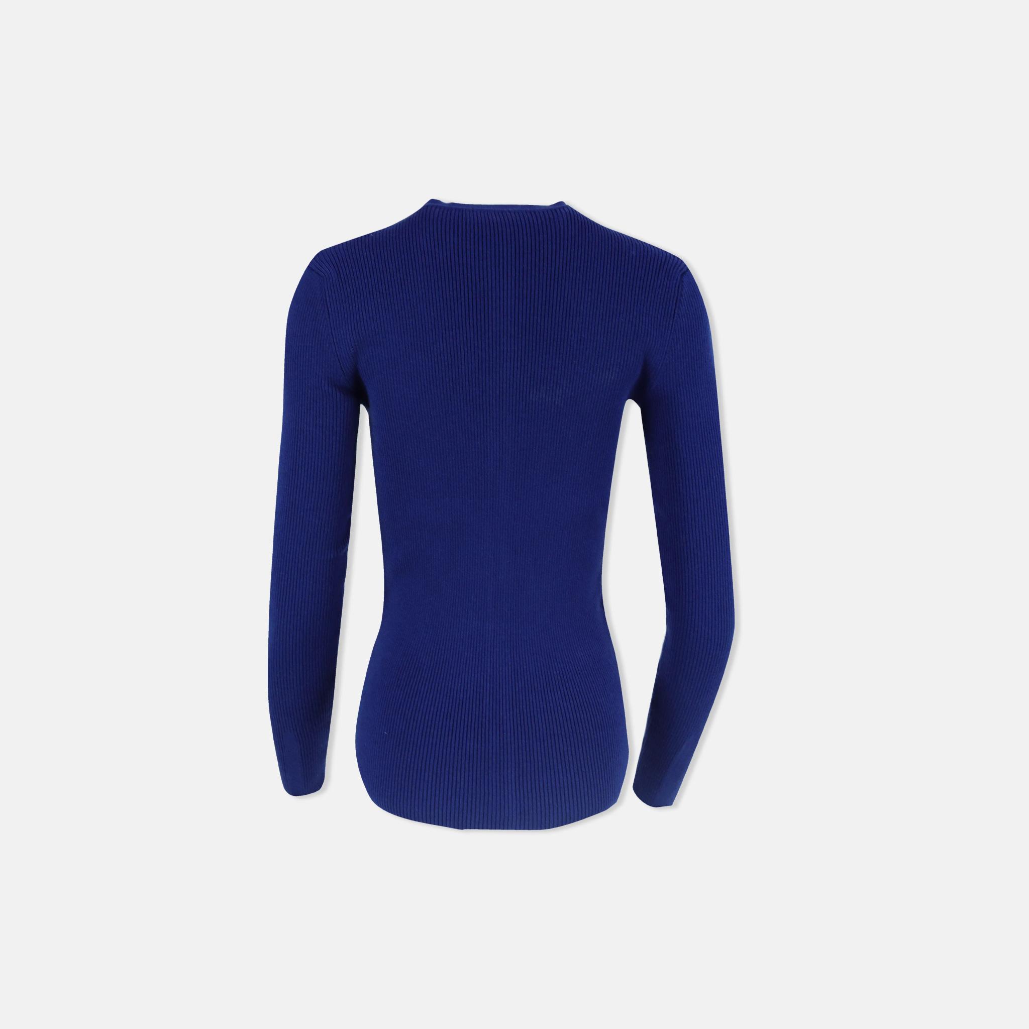 كارديجان نسائي محبوك برقبة دائرية media preview 3