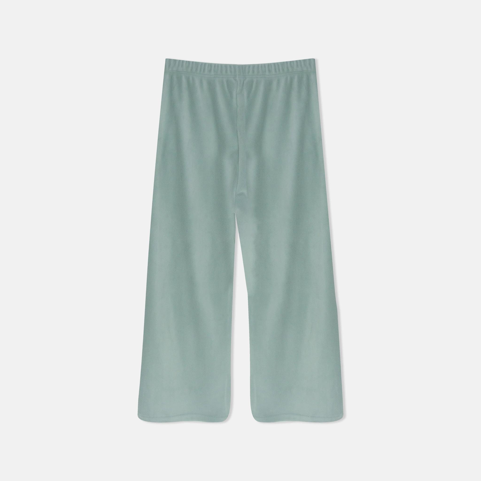 بنطلون رياضي نسائي واسع الساقين برباط media preview 3