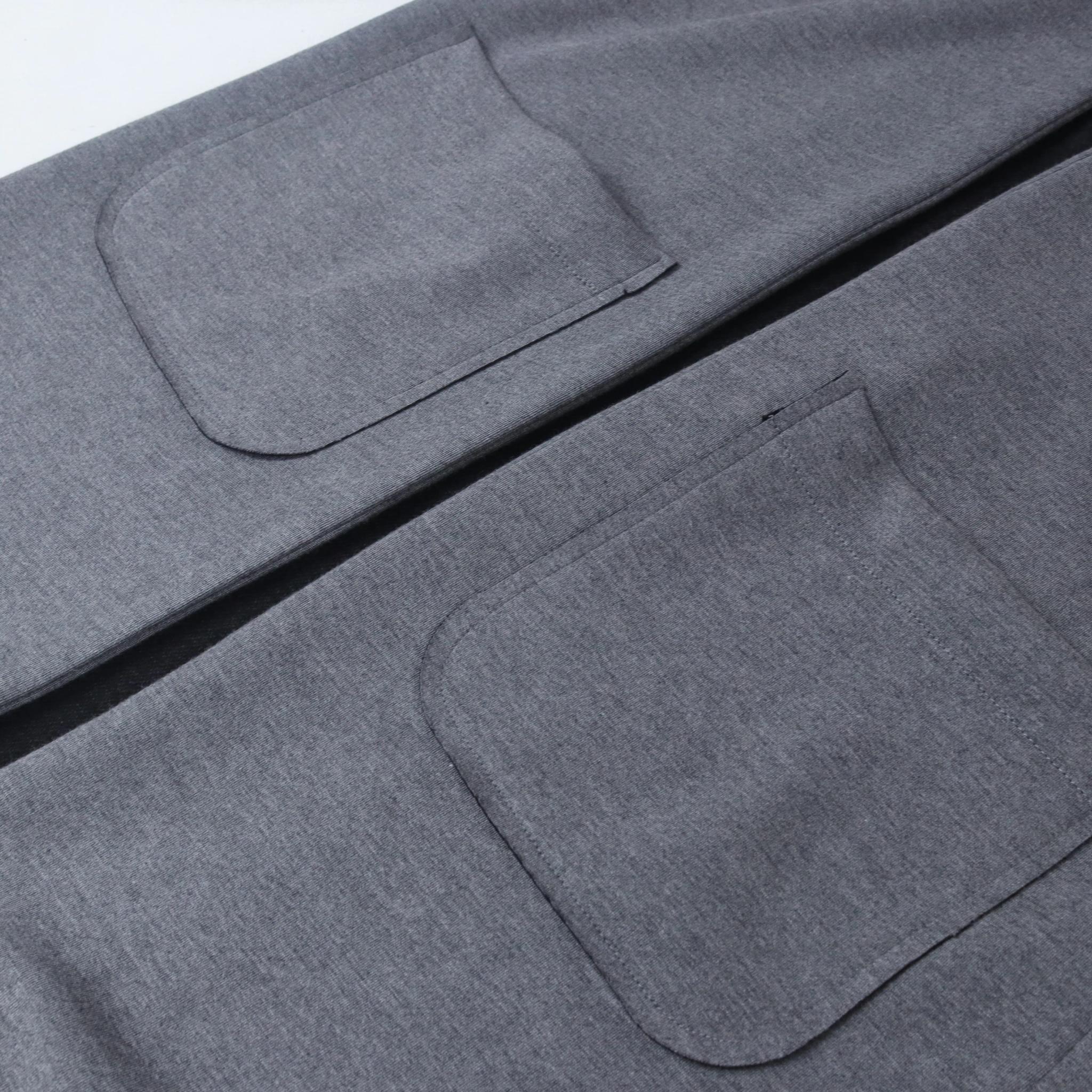 جاكيت نسائي طويل مفتوح من الأمام مع جيوب media preview 3