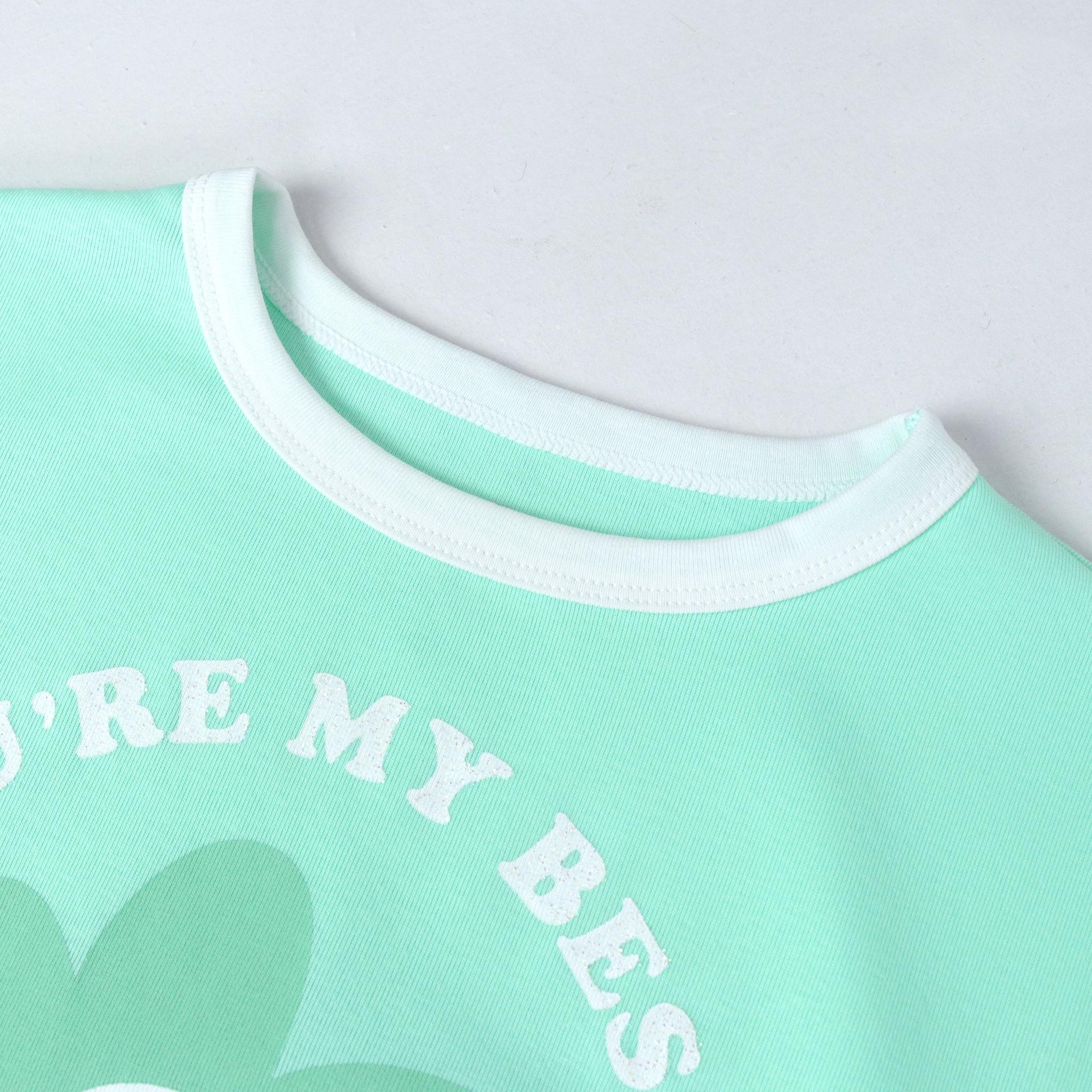 تيشيرت قطني ناعم مطبوع عليه زهور media preview 2