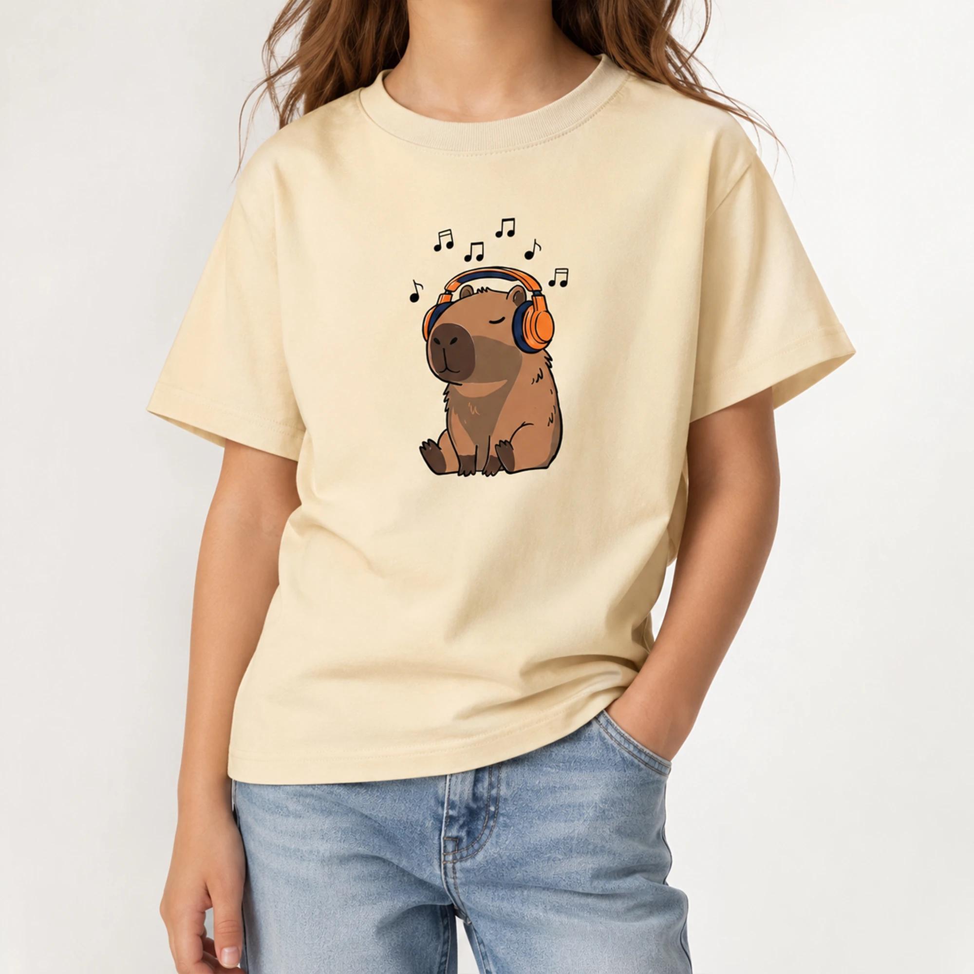 تيشيرت قصير للبنات بطبعة alternative product image