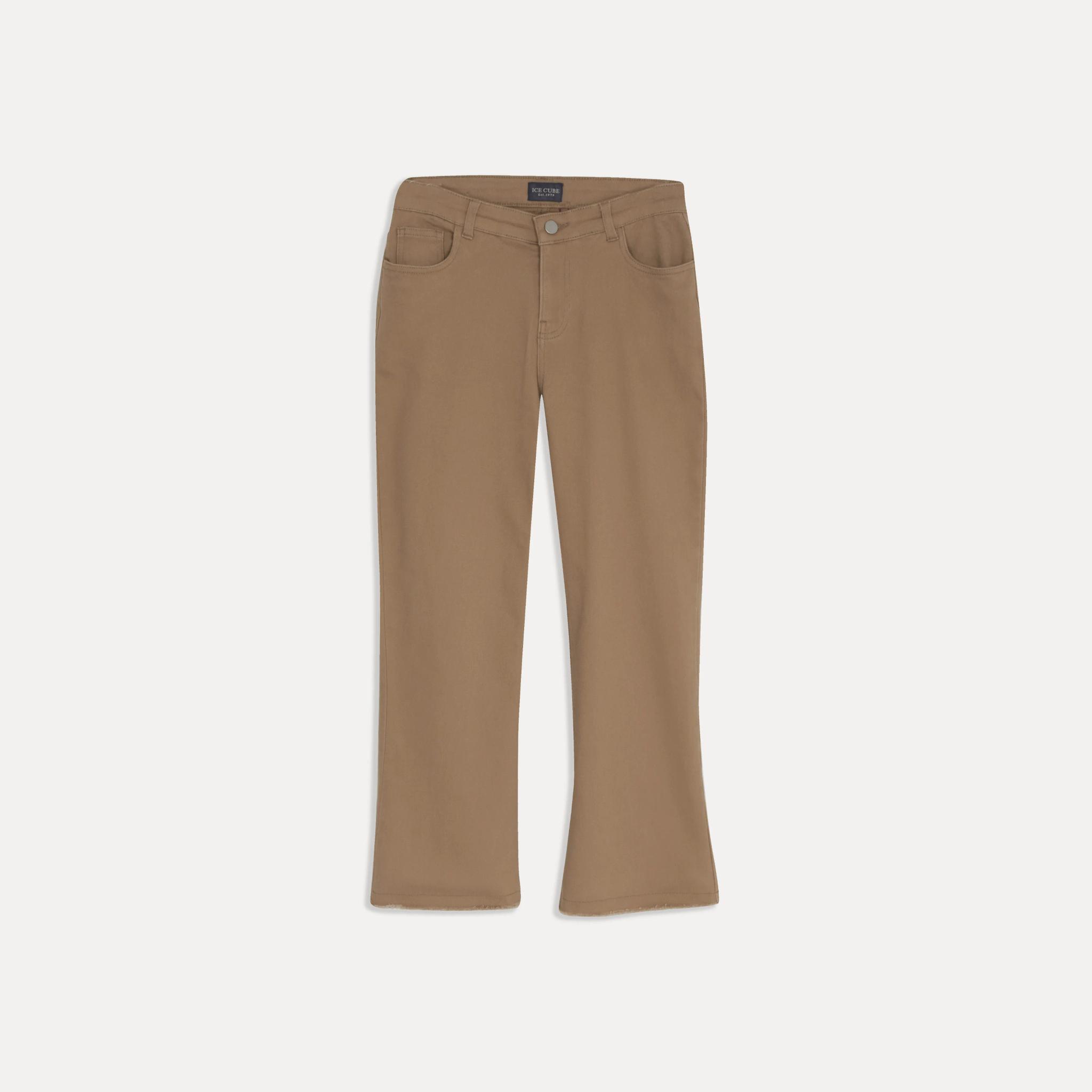 Women's Cotton Spandex Blend Tailored Pants media preview 2