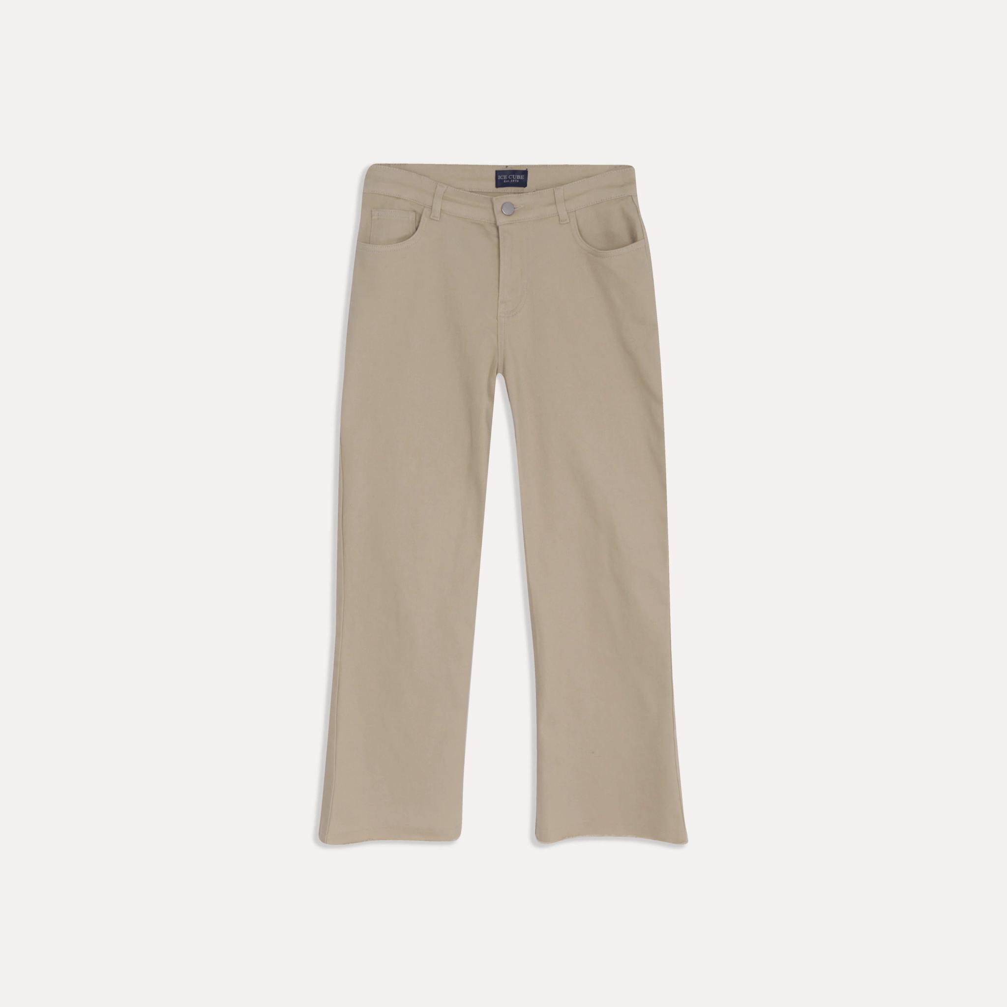 Women's Cotton Spandex Blend Tailored Pants media preview 3