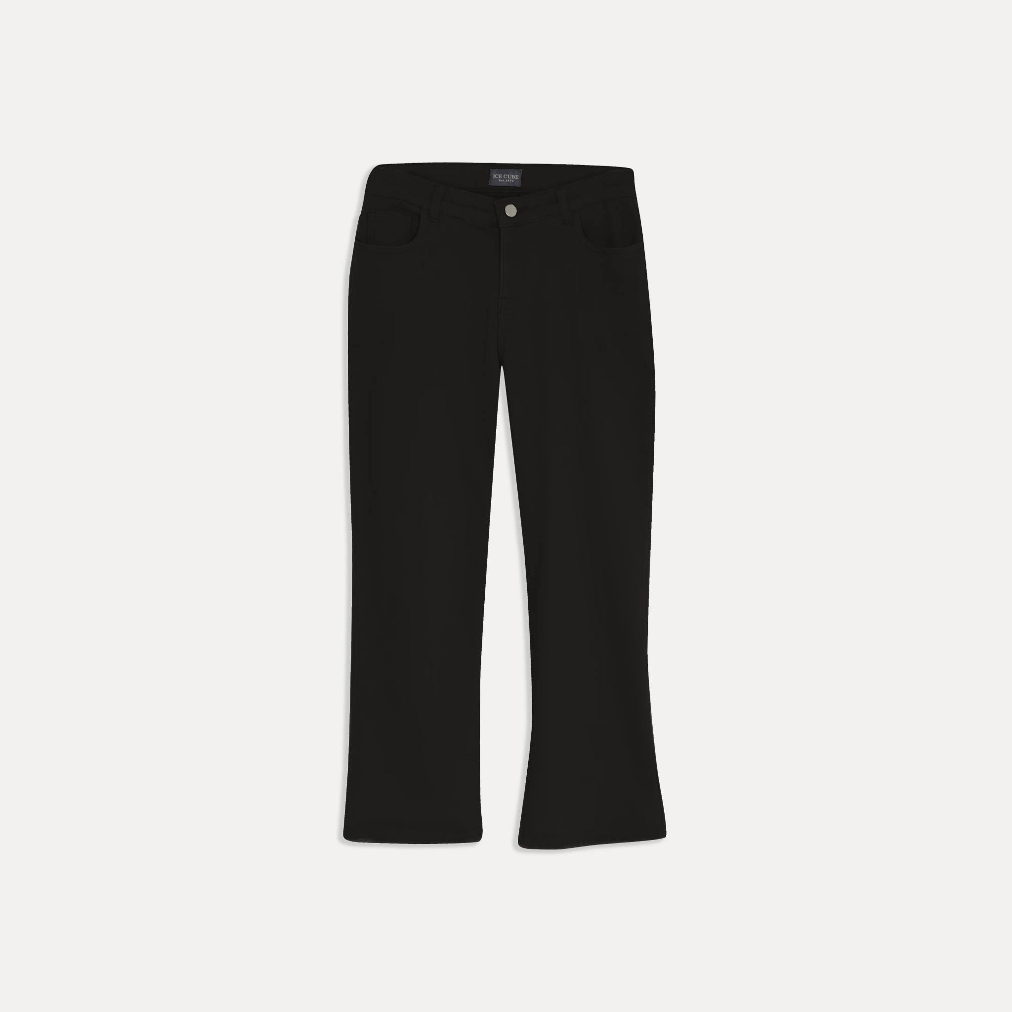 Women's Cotton Spandex Blend Tailored Pants media preview 4