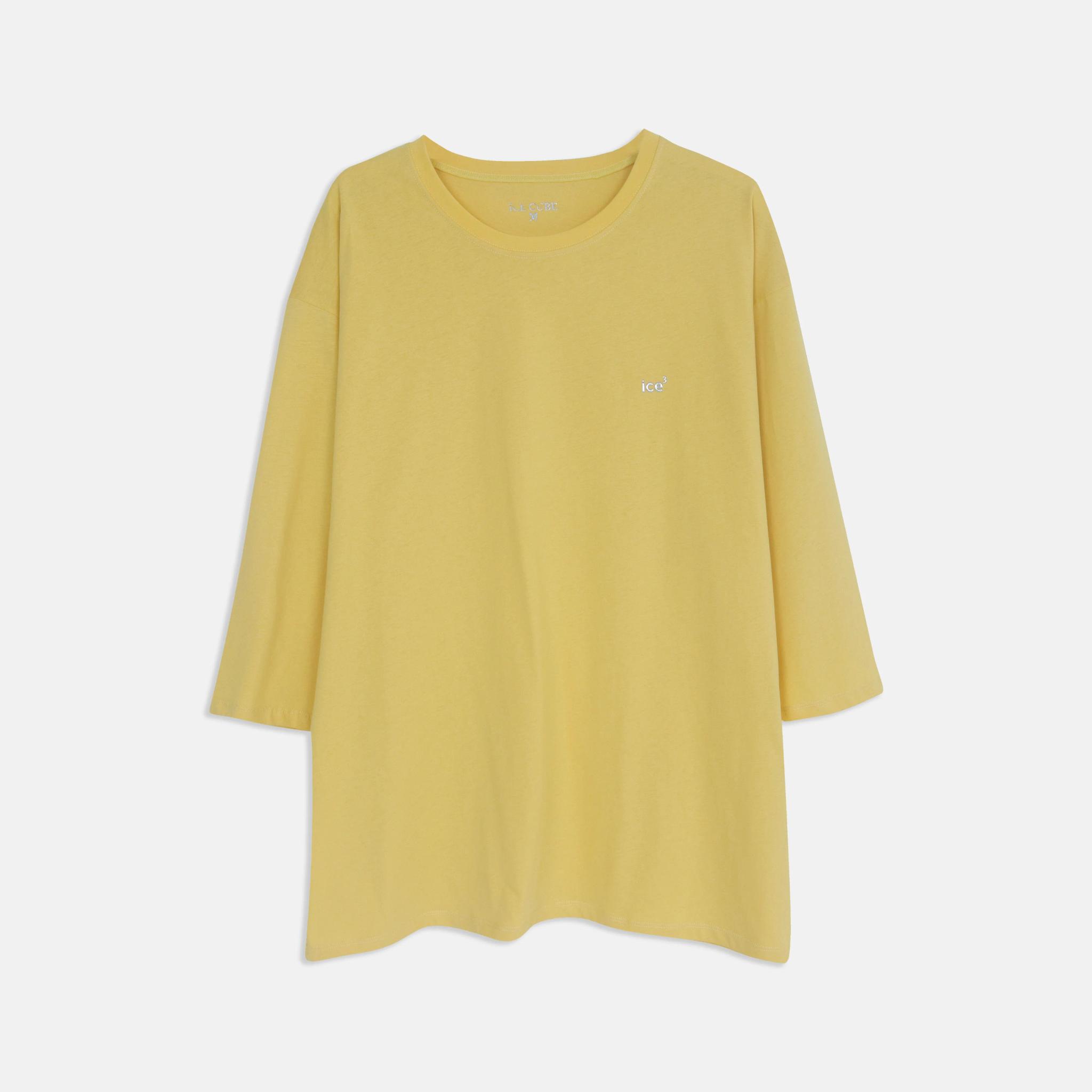 Women's Solid Color Crewneck Tee 3/4 Sleeves media preview 6