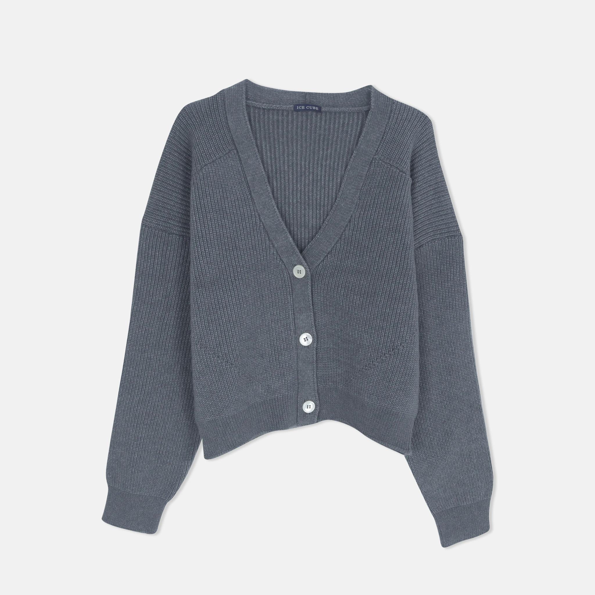 جاكيت قصير محبوك بخيوط مجعدة product image