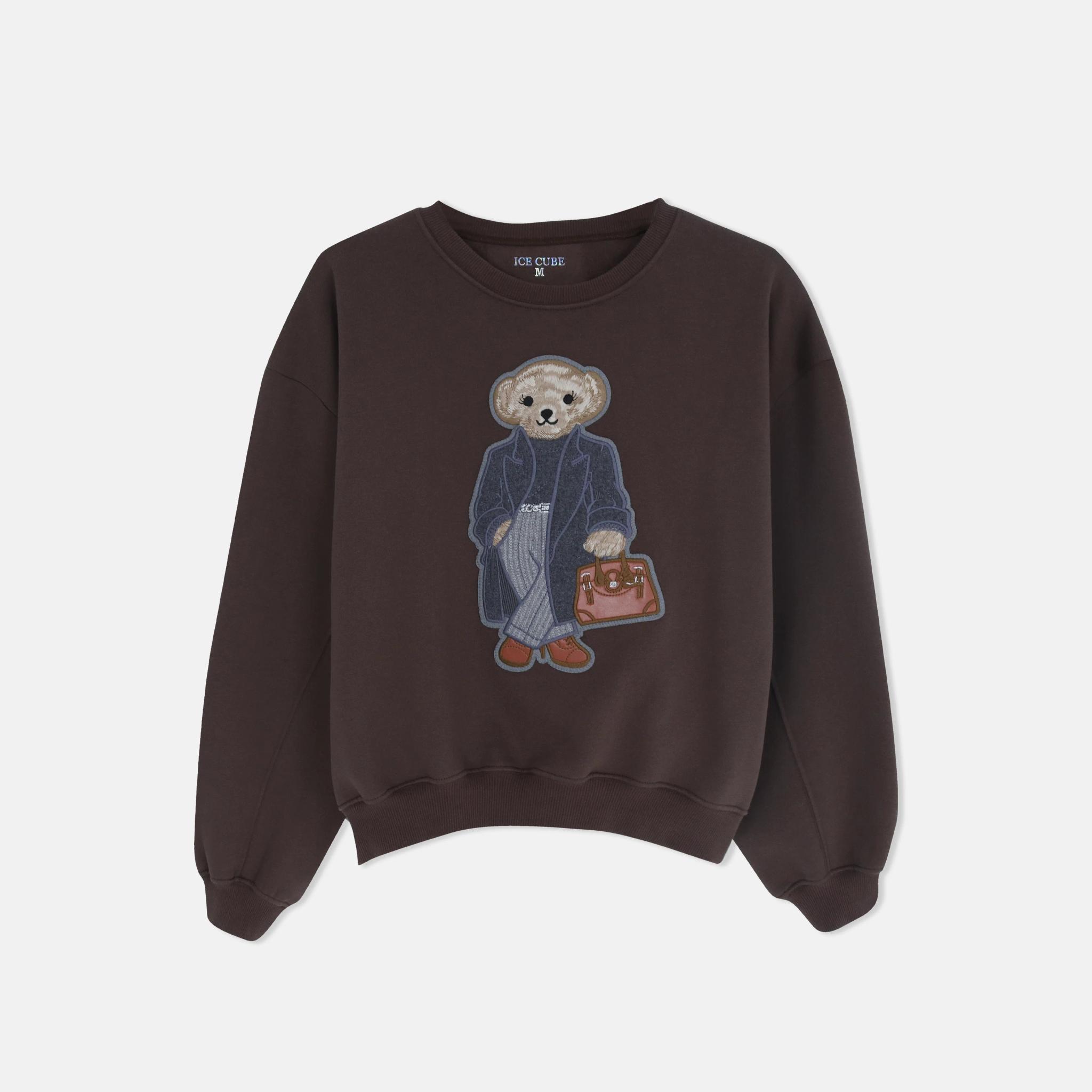 سويت شيرت نسائي برسومات الدب media preview 2