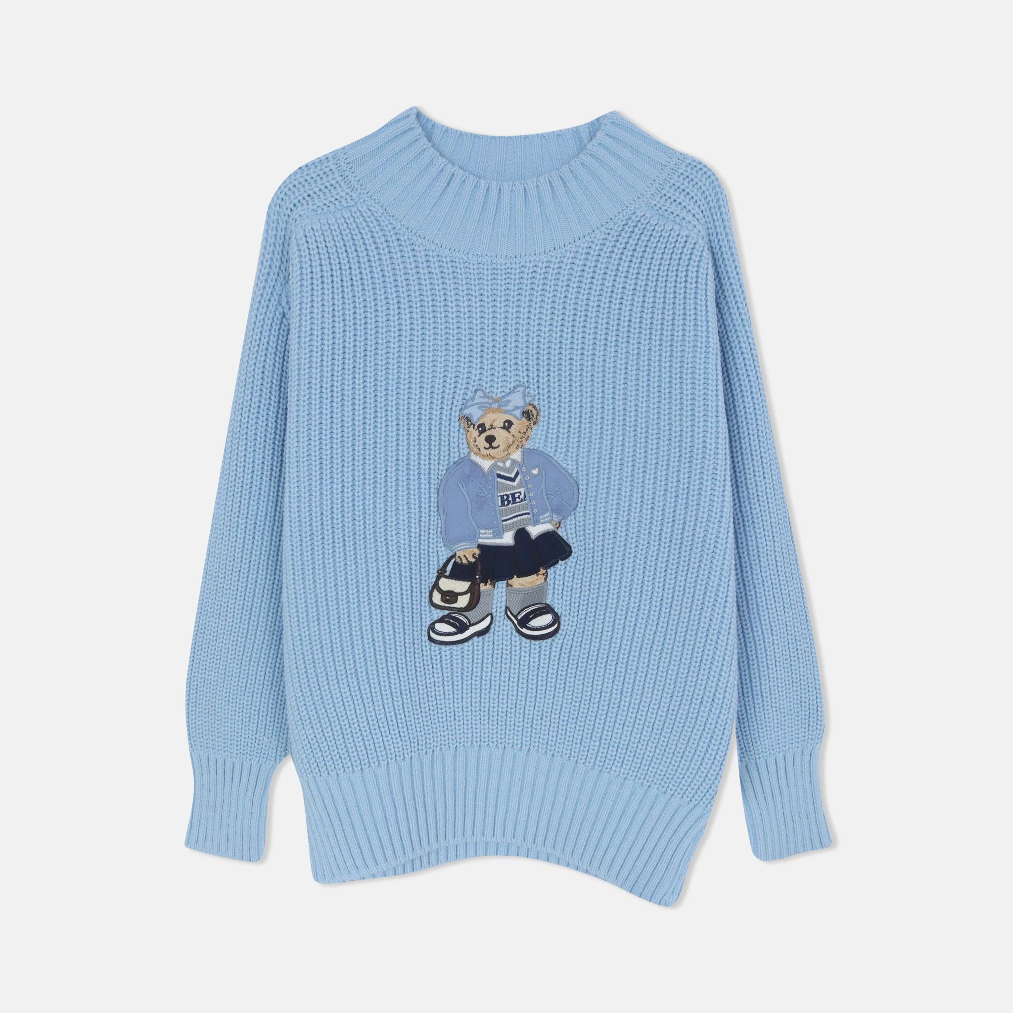 Women’s Knit Bear Graphic Sweater product image