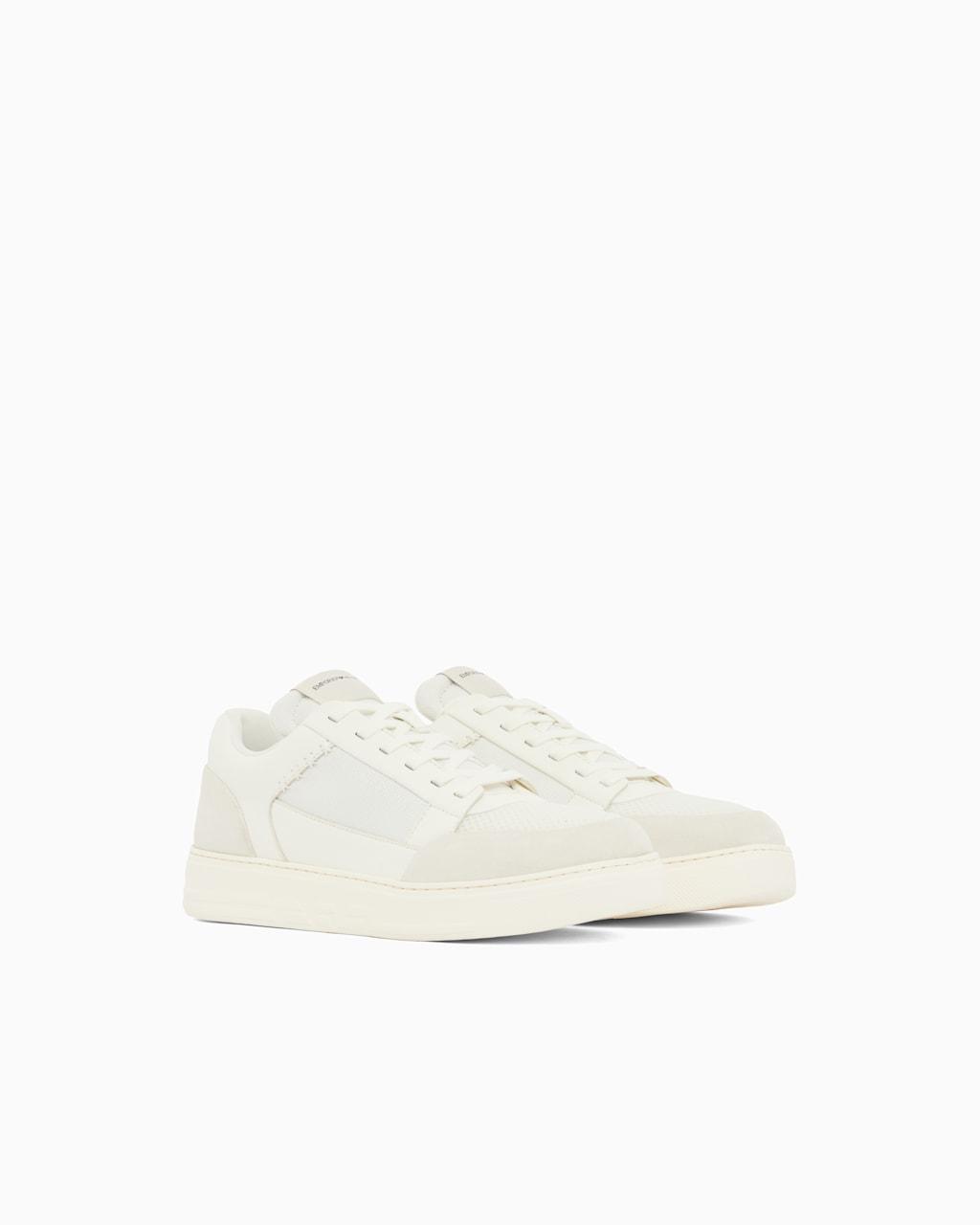 حذاء رياضي من أرماني - جلد سويدي (Zar) وشبك هوائي (Air Mesh) product image
